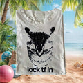 Lock Tf In Grumpy Cat Funny Internet Meme Sarcastic Graphic T Shirt - Limotees LLC