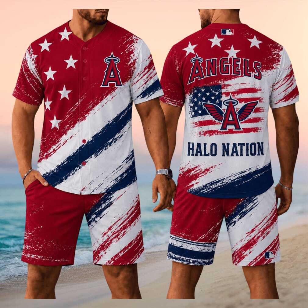 Los Angeles Angels Halo Nation 2026 Baseball Shirt