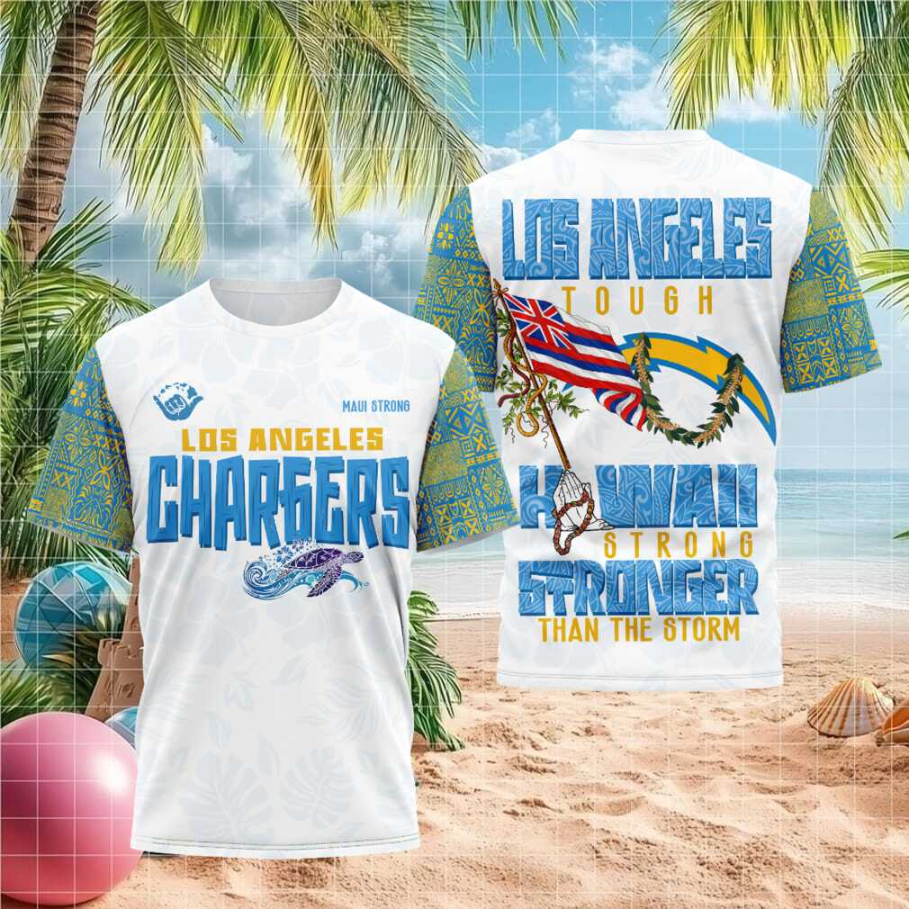 Los Angeles Chargers Hawaiian Stronger Than The Storm Shirt