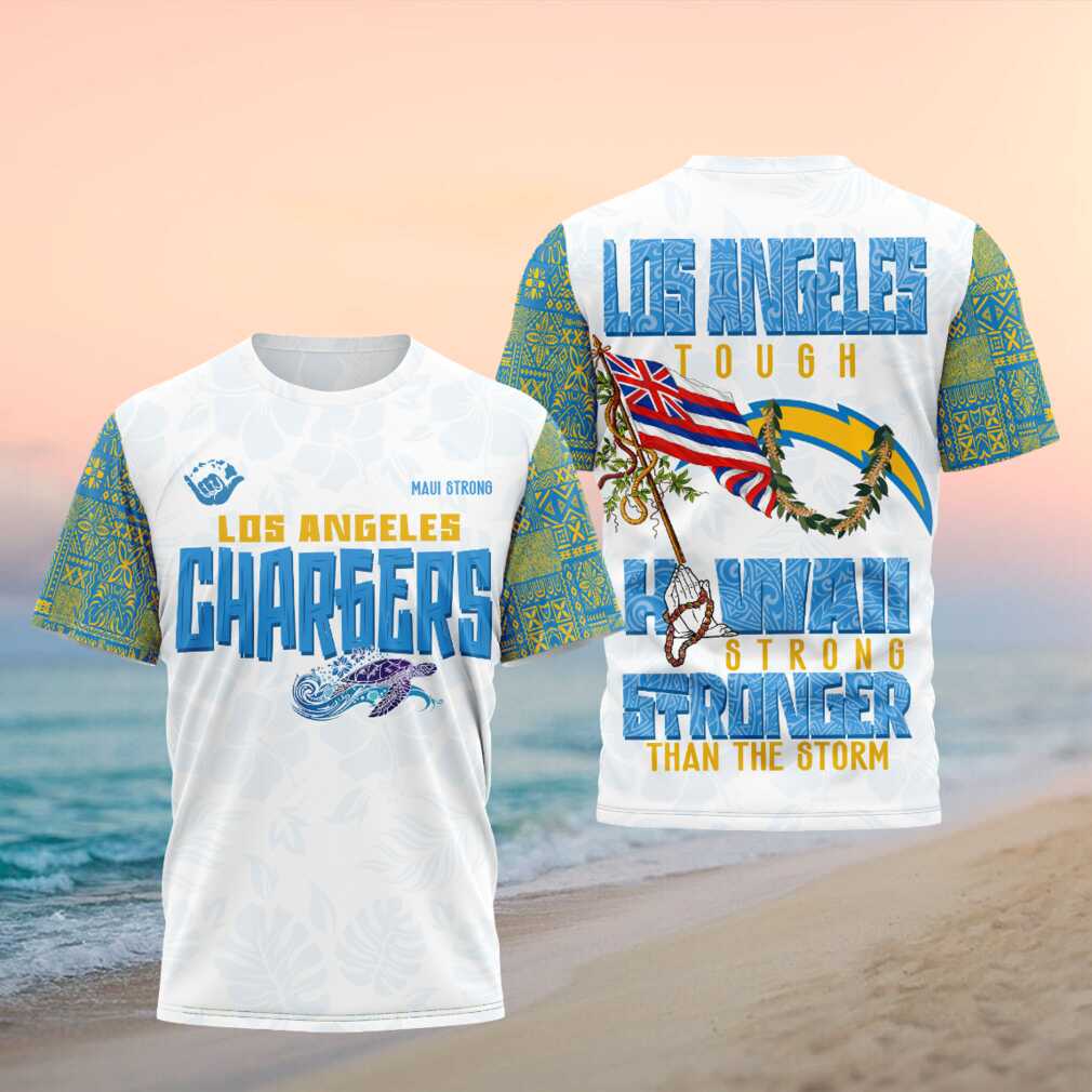 Los Angeles Chargers Hawaiian Stronger Than The Storm Shirt