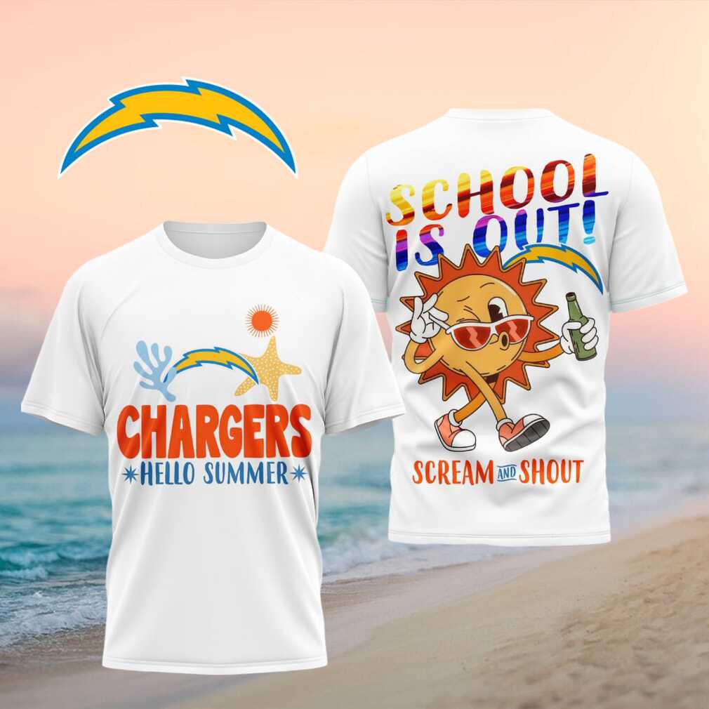 Los Angeles Chargers Hello Summer School Is Out 2026 Shirt