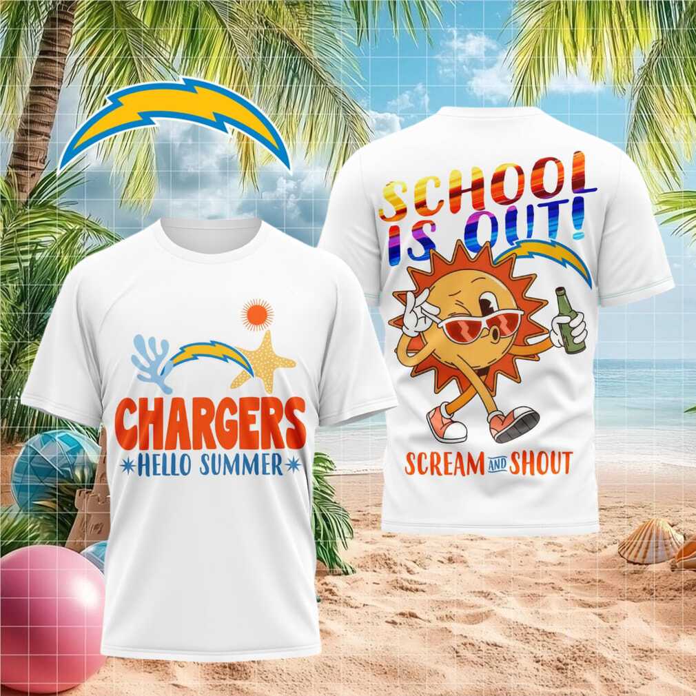 Los Angeles Chargers Hello Summer School Is Out 2026 Shirt