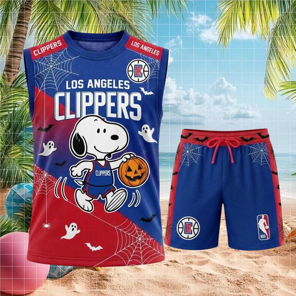 Los Angeles Clippers Snoopy Halloween Basketball Shirt