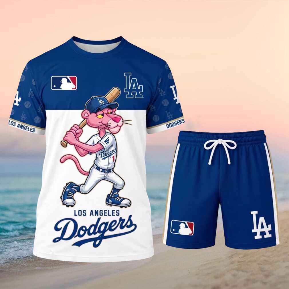 Los Angeles Dodgers Pink Panther Baseball Shirt