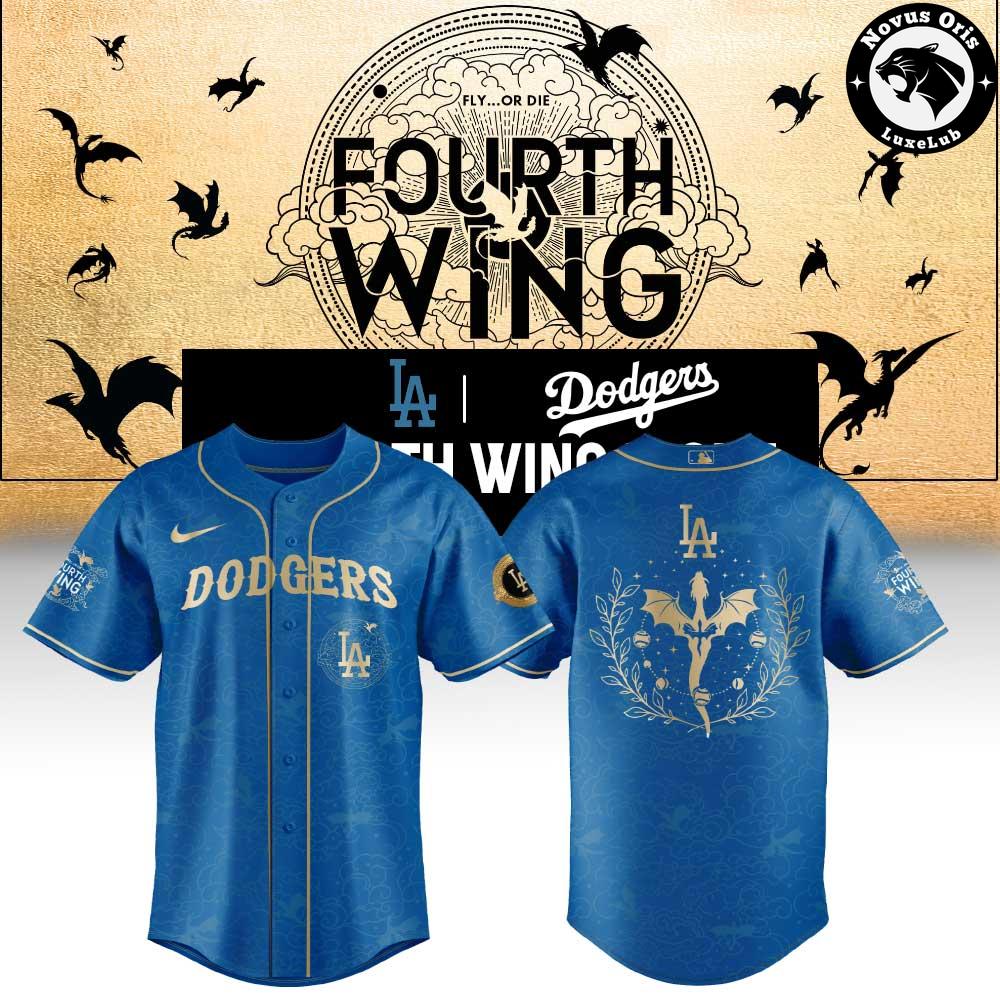 Los Angeles Dodgers x Fourth Wing Night 2026 Limited Edition Baseball Jersey