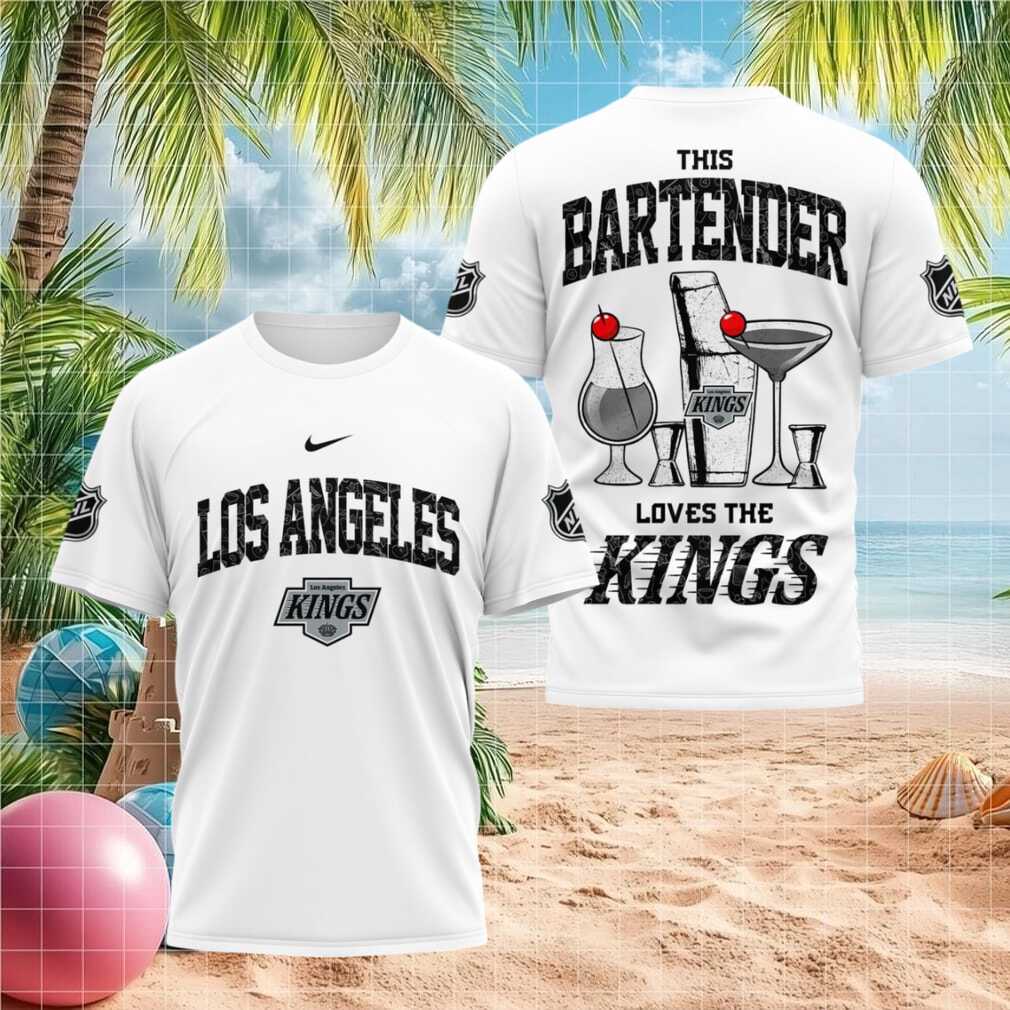 Los Angeles Kings Bartender Fan Hockey Graphic Shirt - Limotees LLC