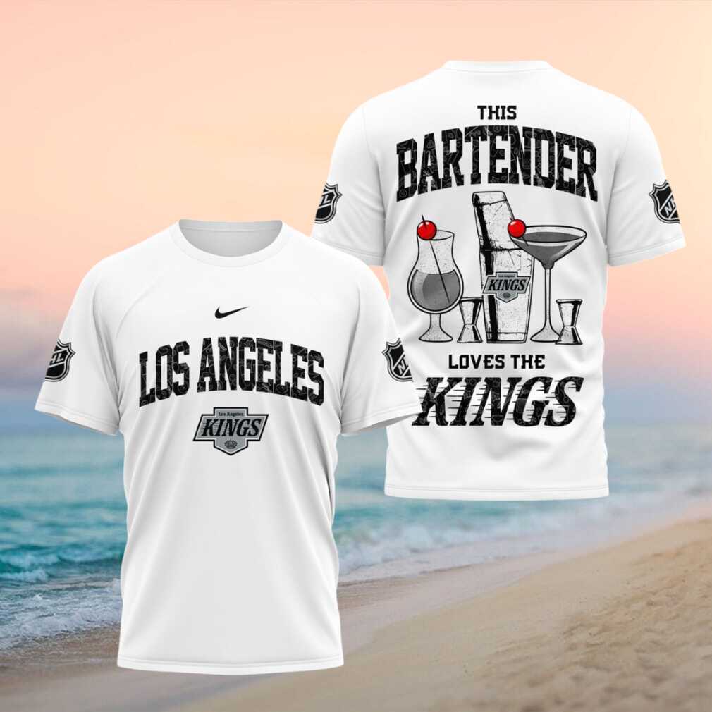 Los Angeles Kings Bartender Fan Hockey Graphic Shirt - Limotees LLC