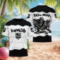 Los Angeles Kings Hockey Skeleton Skull Graffiti Shirt