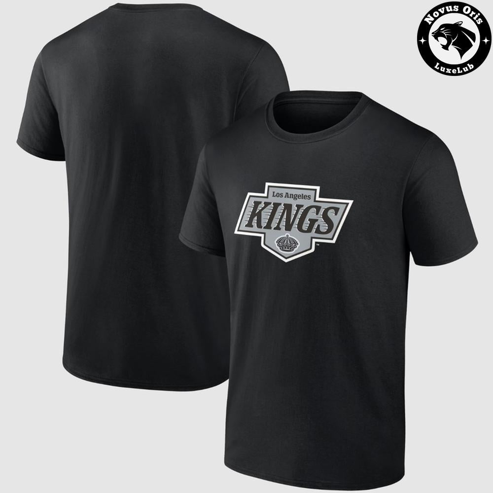 Los Angeles Kings NHL Hockey Shield Logo Graphic T-Shirt