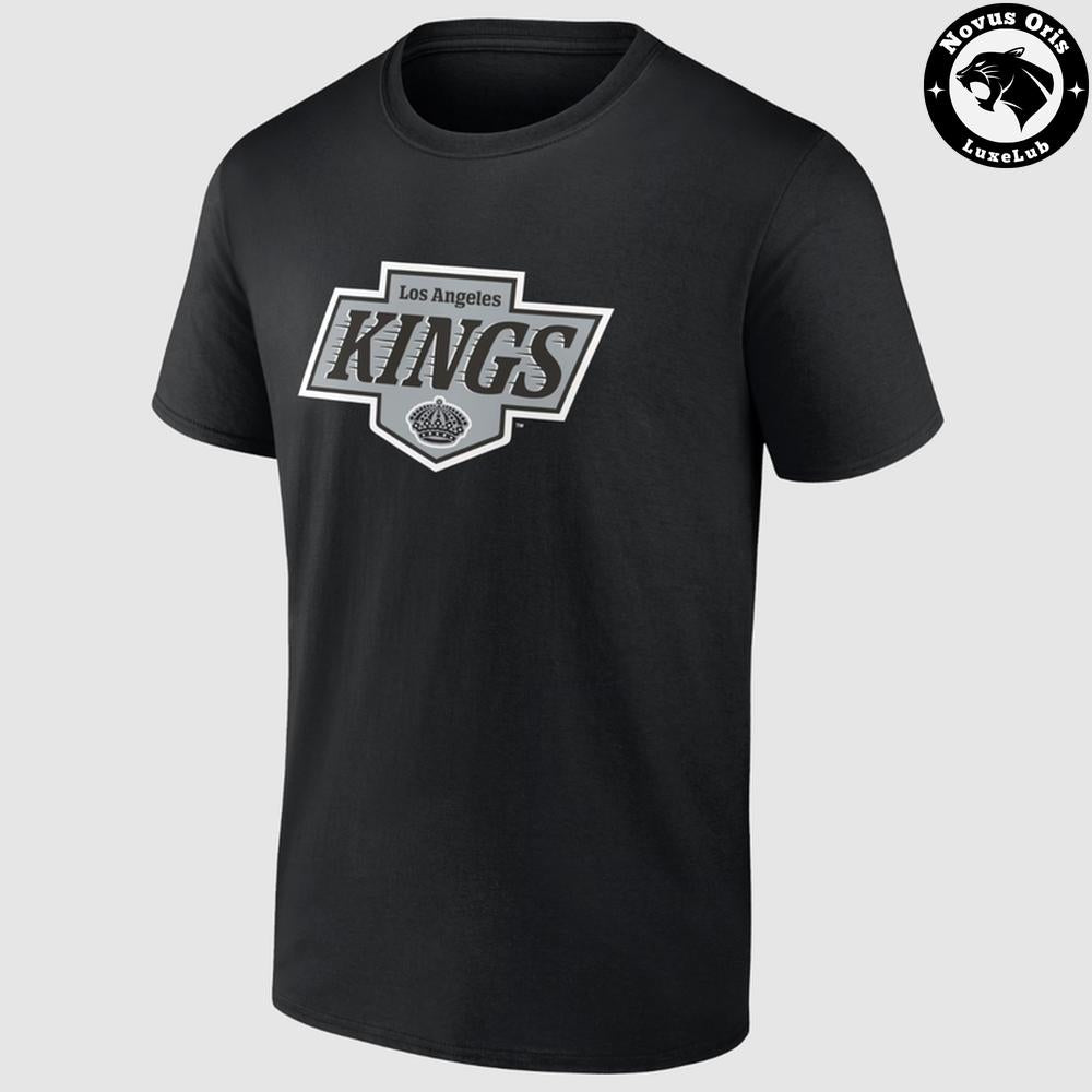 Los Angeles Kings NHL Hockey Shield Logo Graphic T-Shirt