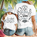 Los Angeles Kings Nurse Medical Stethoscope Just A Nurse Shirt