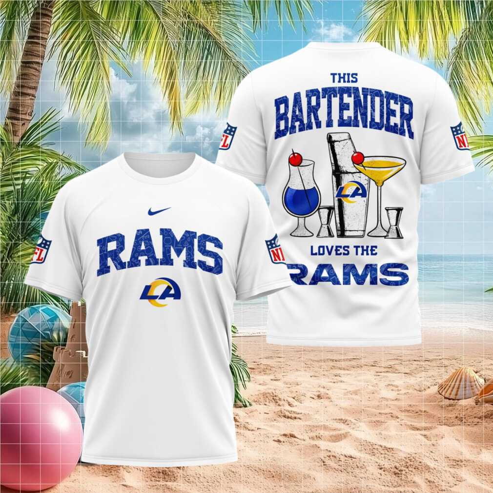 Los Angeles Rams Bartender Cocktail Themed Football Fans Shirt - Limotees LLC