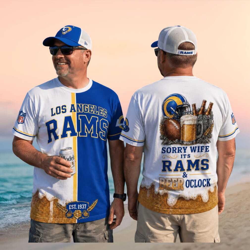 Los Angeles Rams Football Beer Oclock Sports Fan Shirt