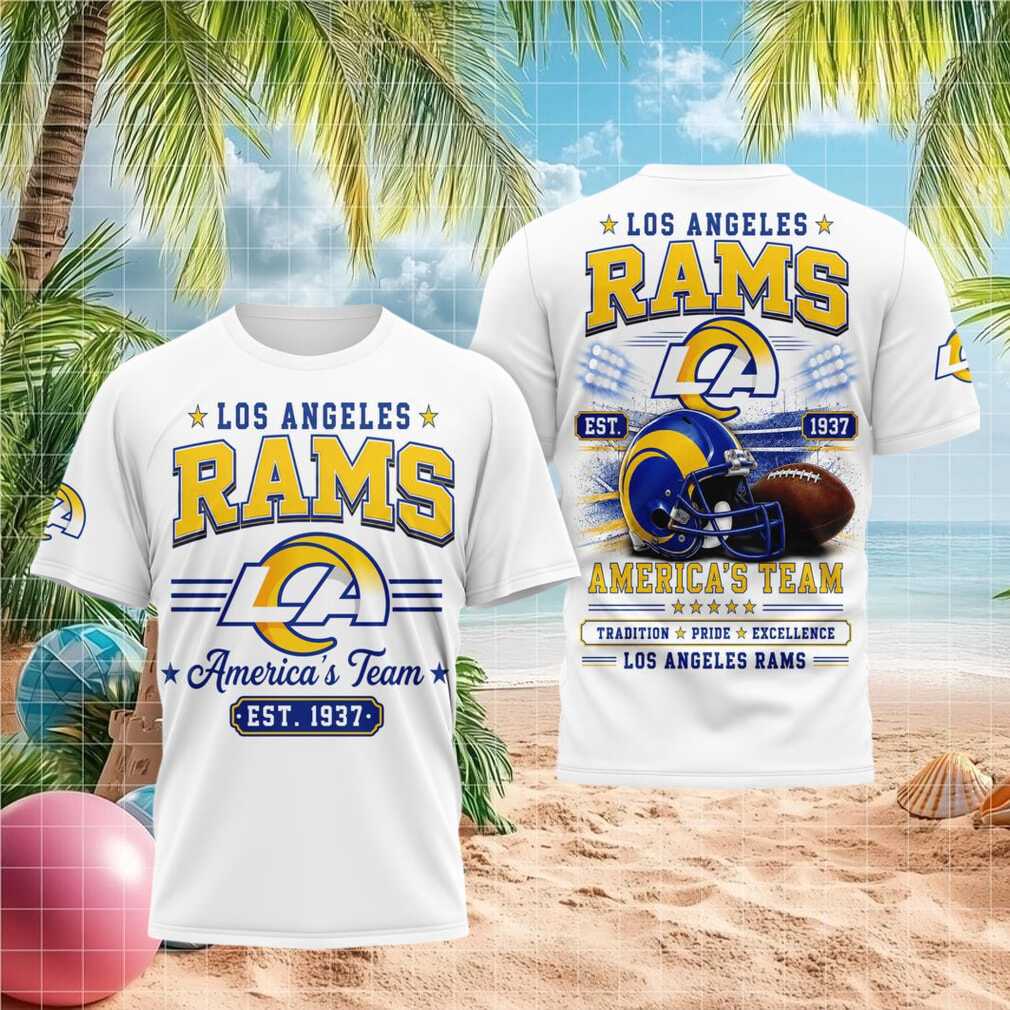 Los Angeles Rams Football Helmet Tradition Shirt - Limotees LLC
