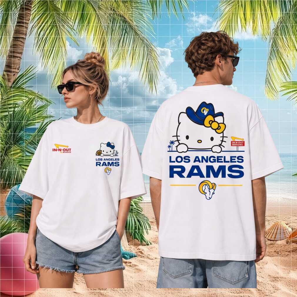 Los Angeles Rams Hello Kitty Cowgirl Hat Football Shirt