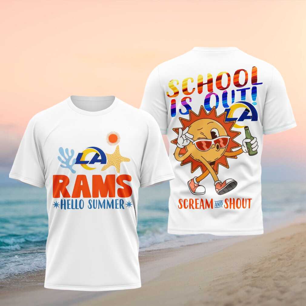 Los Angeles Rams Hello Summer School Is Out 2026 Shirt