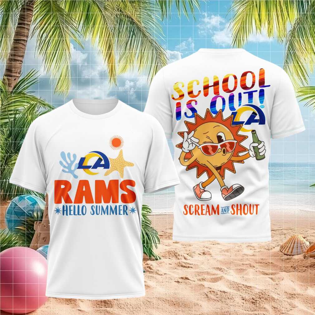 Los Angeles Rams Hello Summer School Is Out 2026 Shirt
