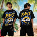 Los Angeles Rams Rams House Football Fans Retro Vintage Personalized Name Men Women Shirt - Limotees LLC