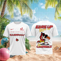 Louisville Cardinals Mouse Basketball Ears Up Game On Shirt