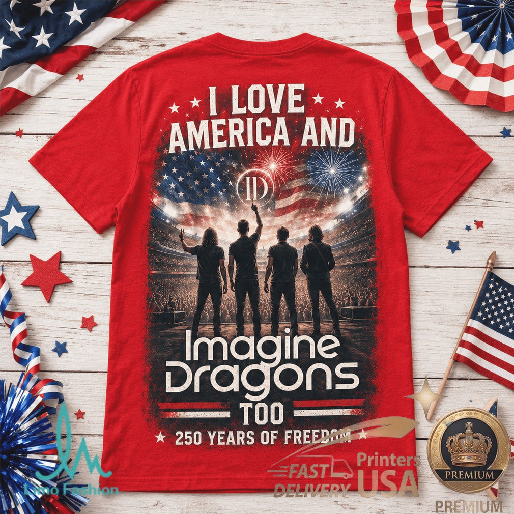 Imagine Dragons America 250 Years Of Freedom Graphic Shirt - Limotees LLC