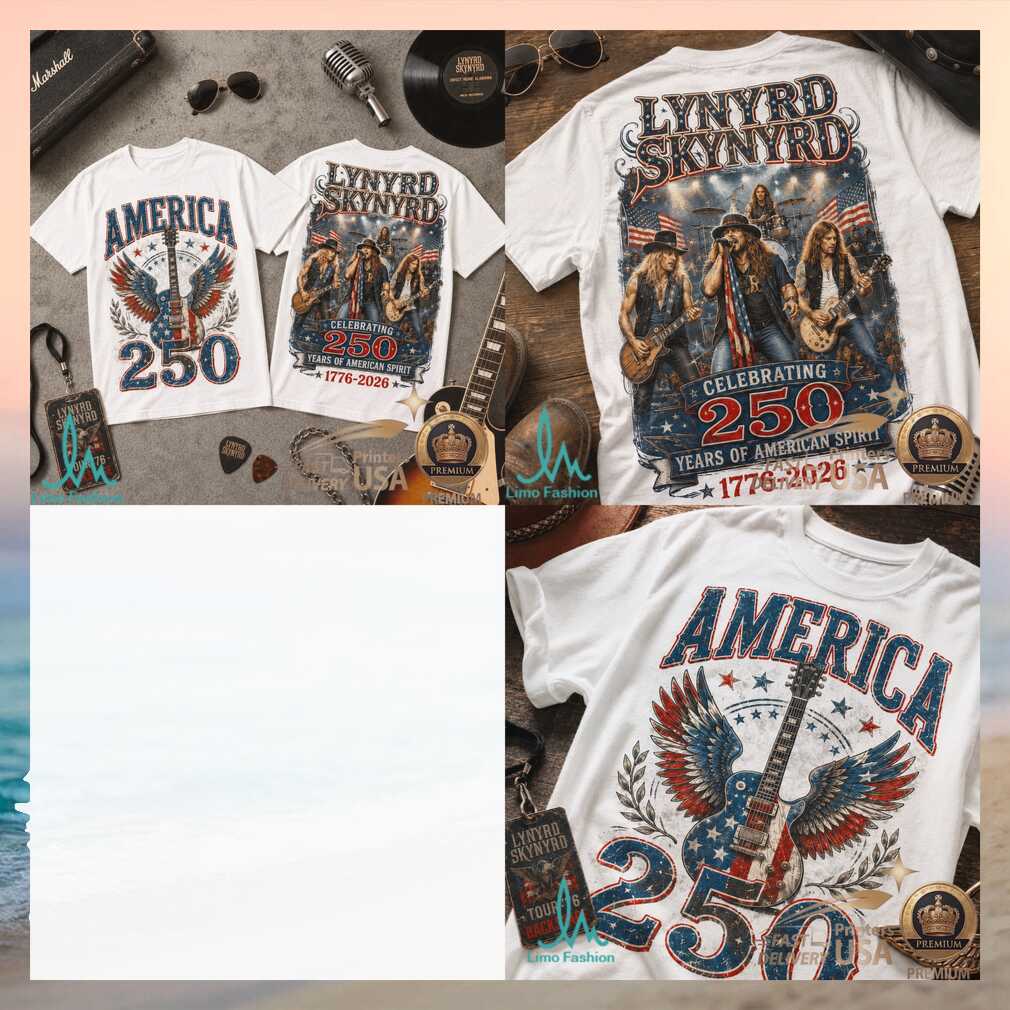 Lynyrd Skynyrd America 250 Years 1776 2026 Southern Rock Tour Shirt - Limotees LLC
