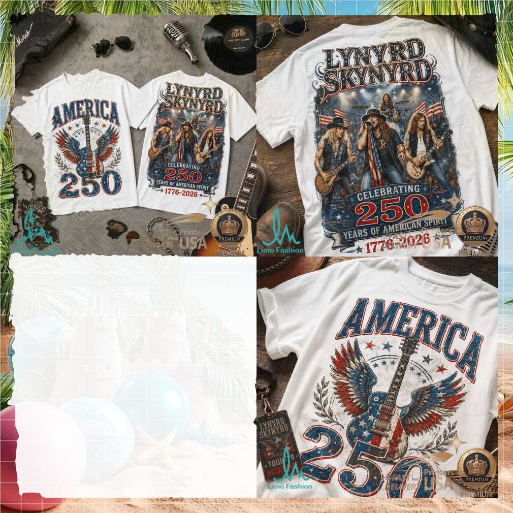 Lynyrd Skynyrd America 250 Years 1776 2026 Southern Rock Tour Shirt - Limotees LLC