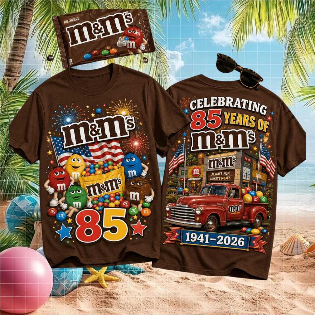 M&M's 85th Anniversary Celebration Vintage Style Apparel Gift for Chocolate Candy Fans Shirt