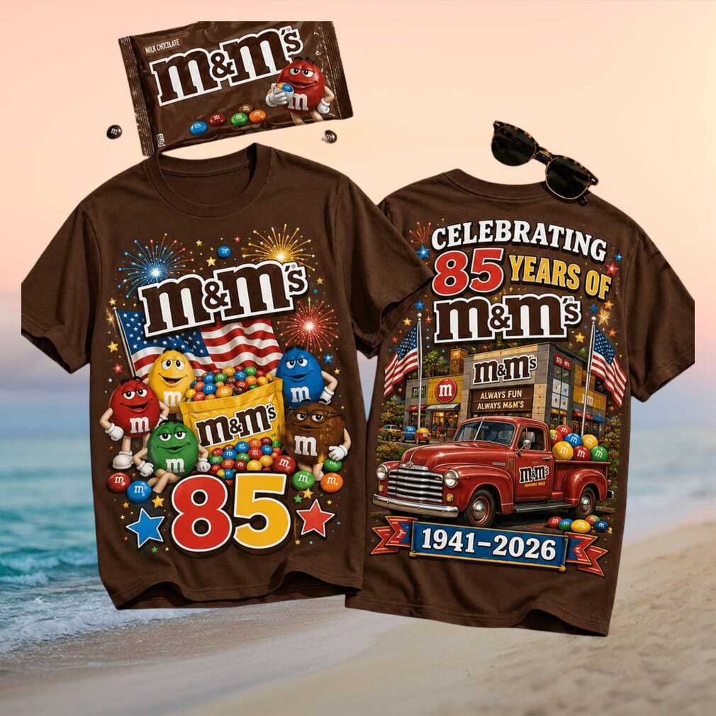 M&M's 85th Anniversary Celebration Vintage Style Apparel Gift for Chocolate Candy Fans Shirt