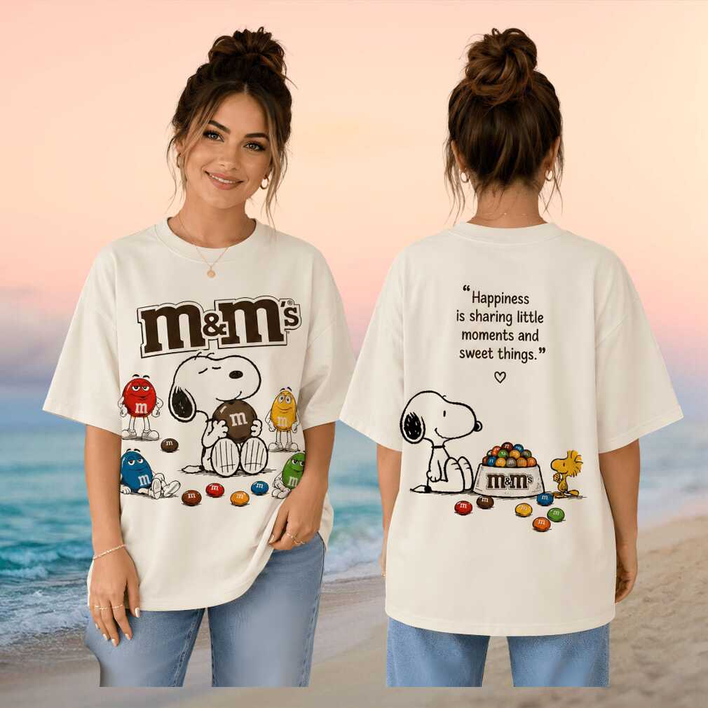 M&M's Chocolate Candy Snoopy Happiness Moments Shirt