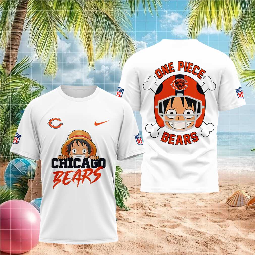 Chicago Bears Monkey Pirate Anime Manga Sports Fan Shirt