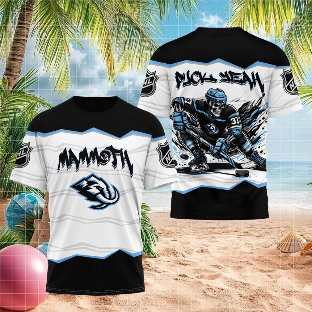 Mammoth Hockey Skull Puck Yeah Shirt