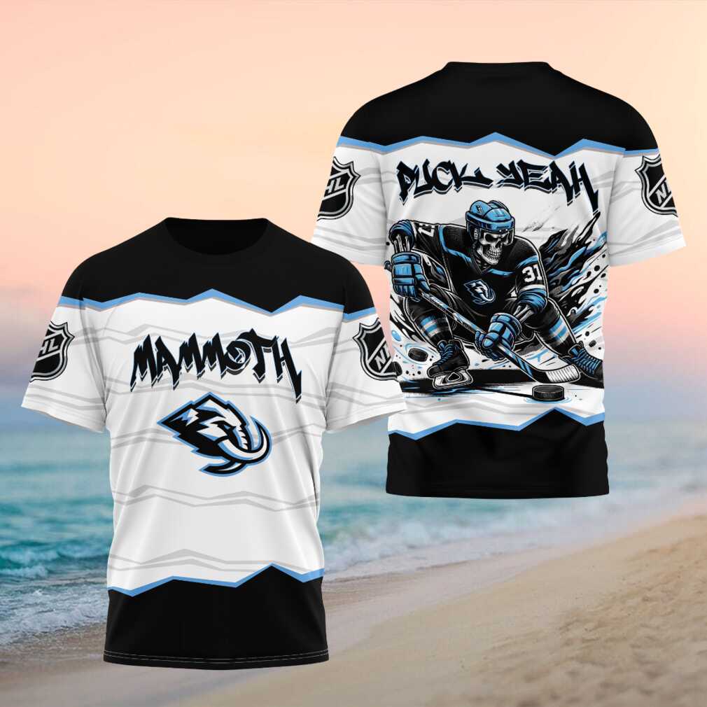 Mammoth Hockey Skull Puck Yeah Shirt