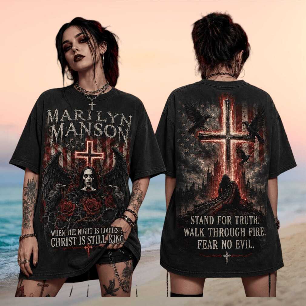 Marilyn Manson Stand For Truth Tour 2026 Rock Music Shirt