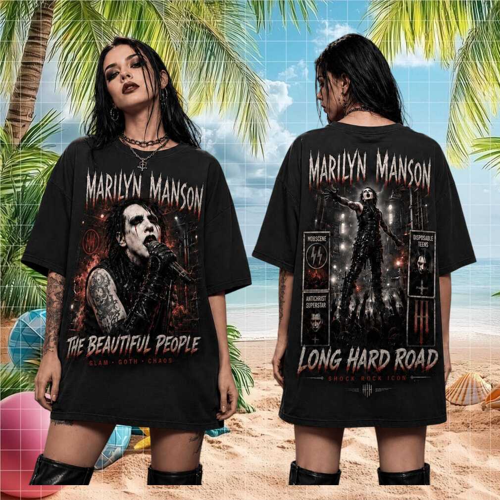 Marilyn Manson The Beautiful People Concert Vintage Style Unisex Fan Rock Music Shirt