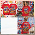 McDonald’s America 250 Years 1776 2026 Ronald McDonald Fast Food Shirt - Limotees LLC