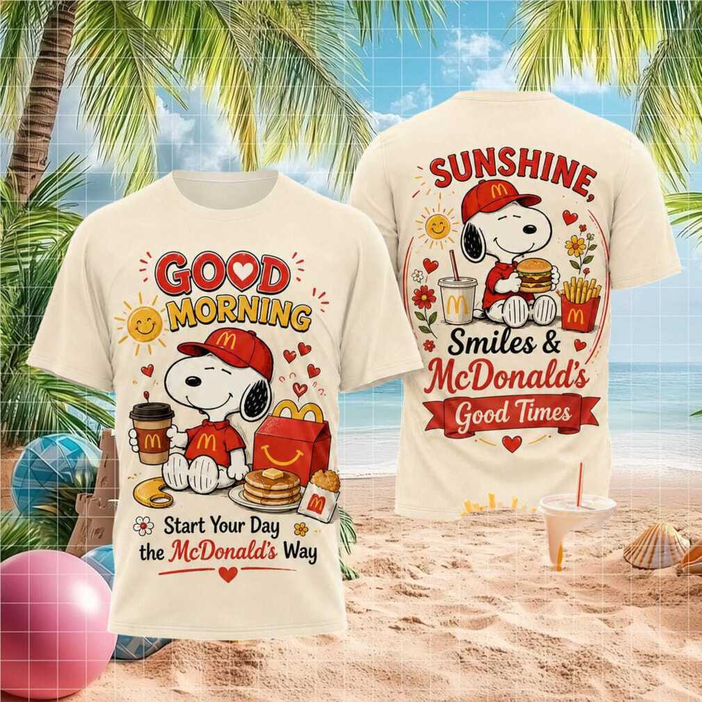 McDonald's Snoopy Good Morning Sunshine Pancakes Shirt - Limotees LLC
