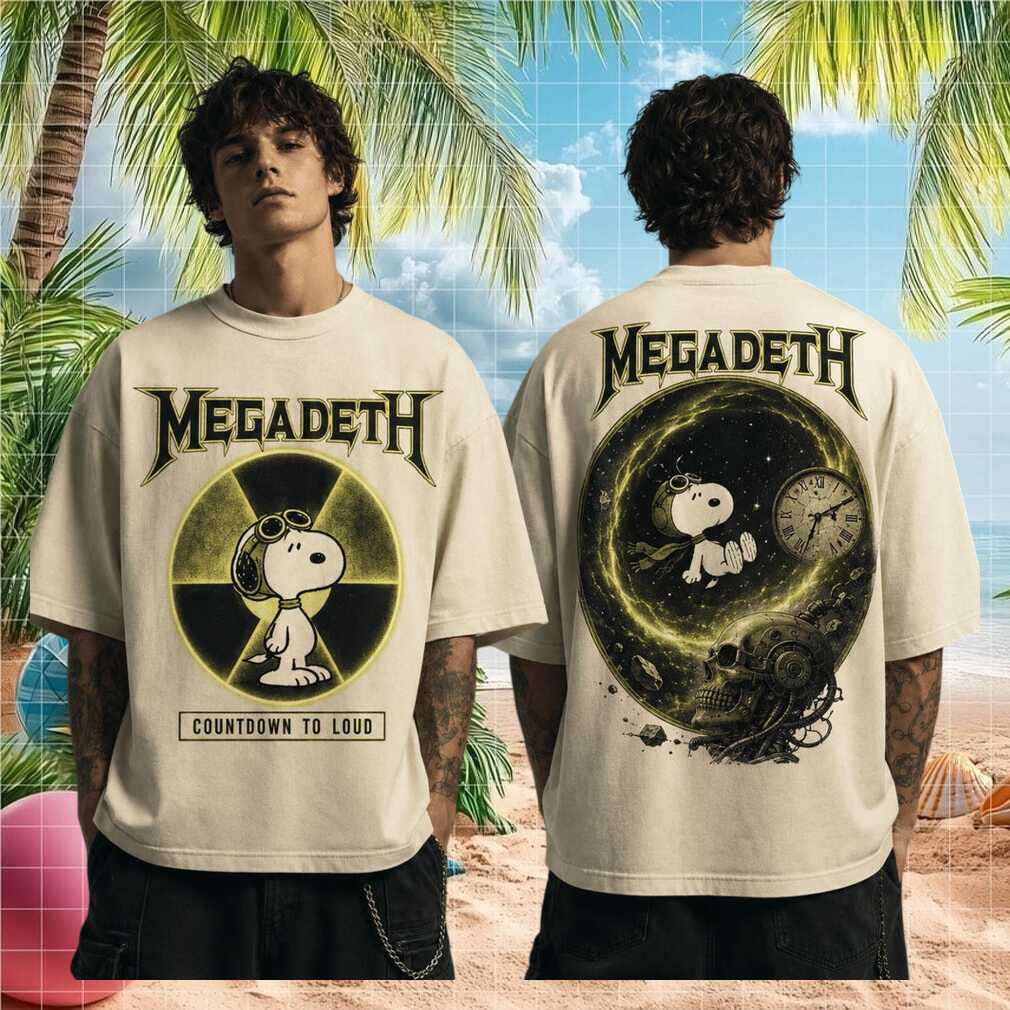Megadeth Countdown To Loud 2026 Thrash Metal Band Retro Style Unisex Fans Shirt