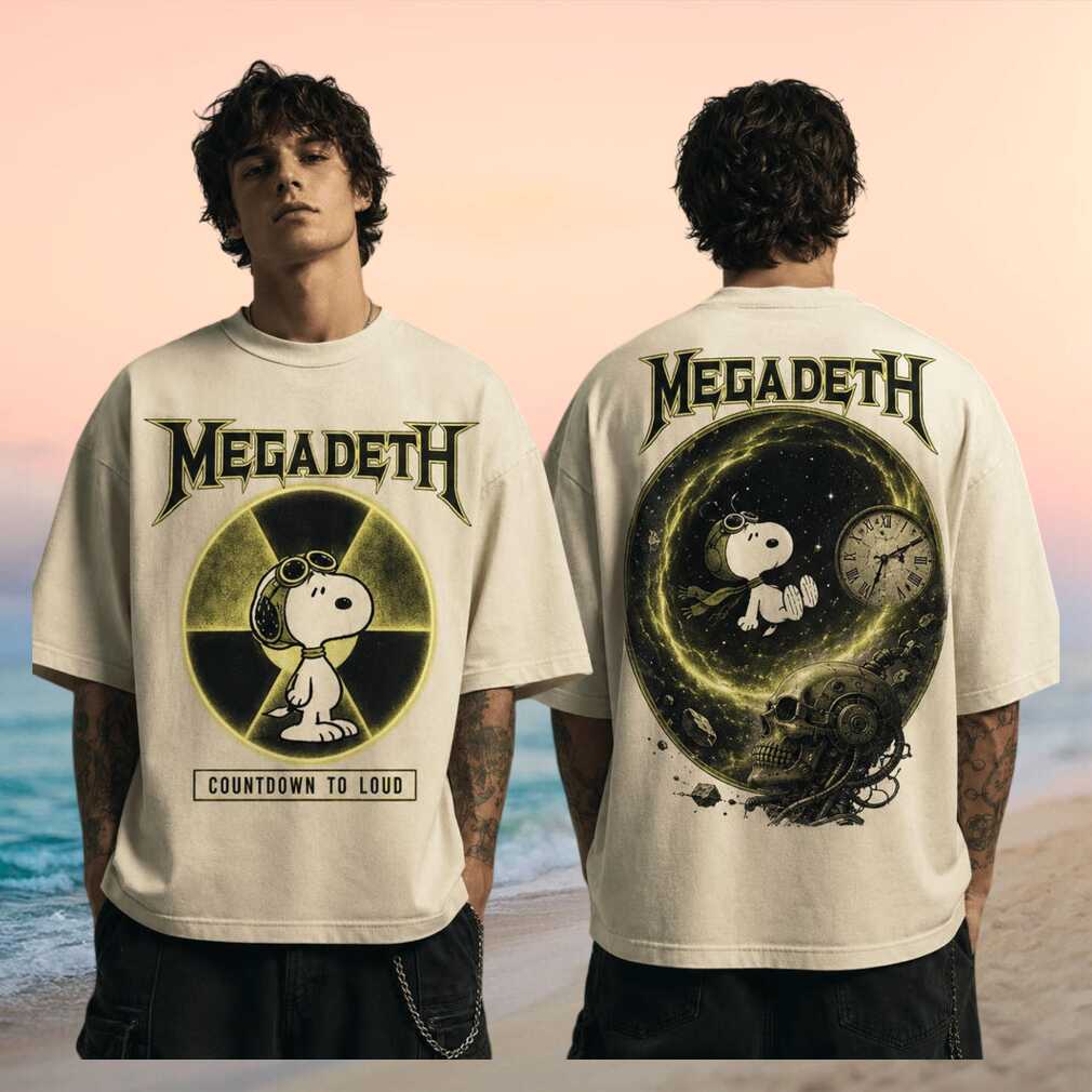 Megadeth Countdown To Loud 2026 Thrash Metal Band Retro Style Unisex Fans Shirt