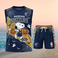 Memphis Grizzlies Snoopy Halloween Pumpkin Basketball Shirt