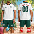Mexico National Football Team Retro Style Customized Name Number Match Day Women Shirt - Limotees LLC