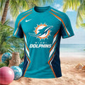 Miami Dolphins Football Team Logo Athletic Shirt