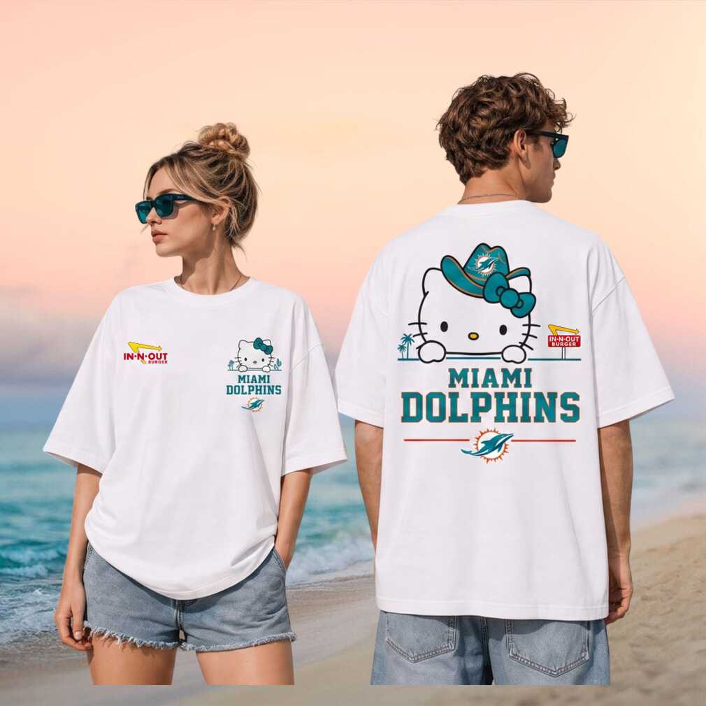 Miami Dolphins Hello Kitty Cowgirl Hat Football Shirt
