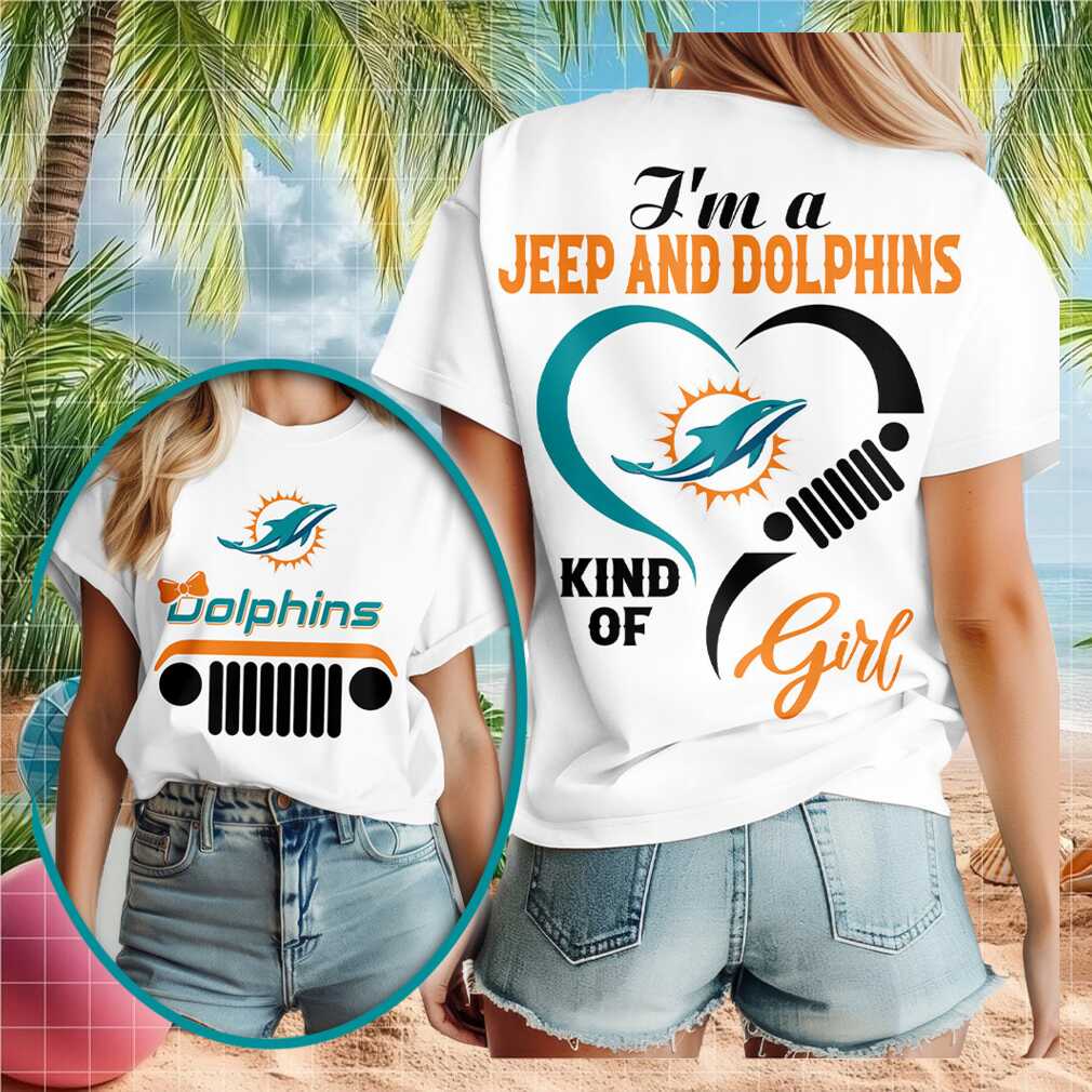 Miami Dolphins Jeep Heartbeat Fan Shirt