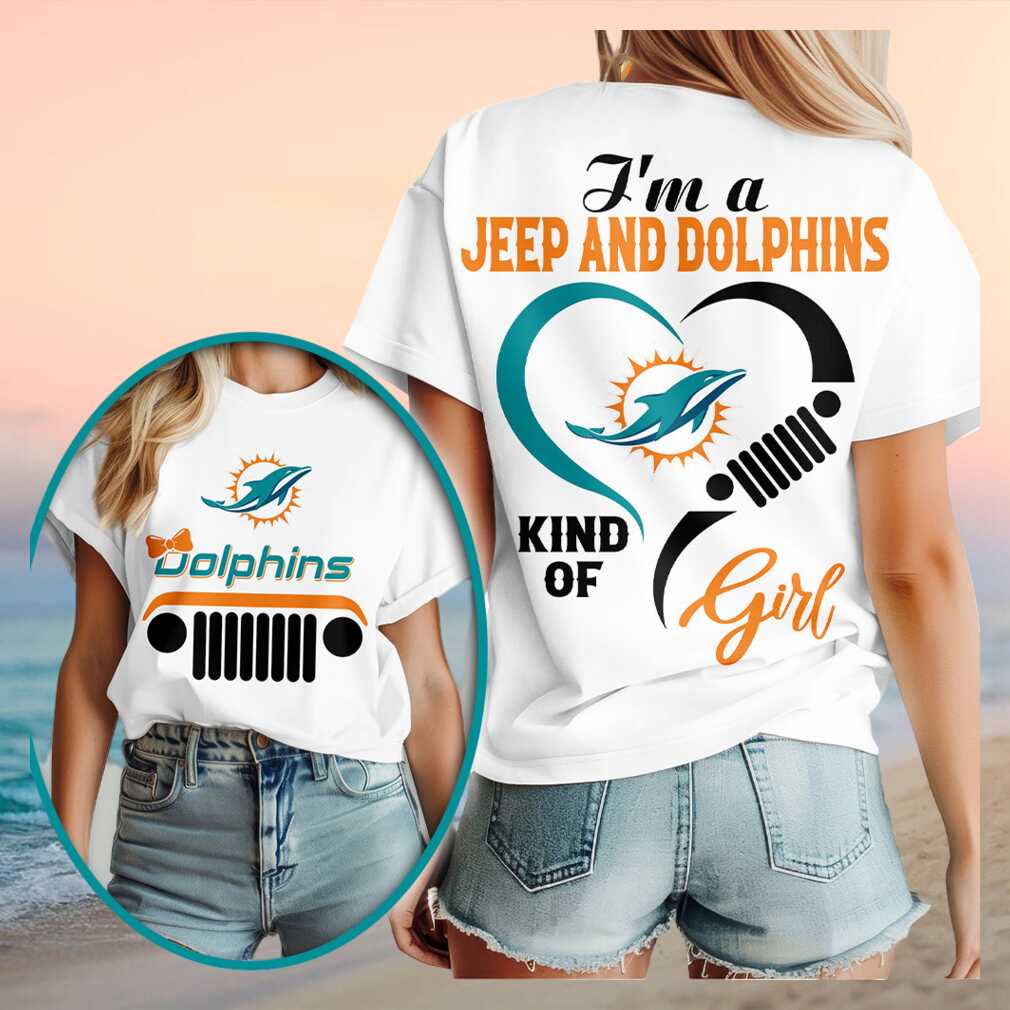 Miami Dolphins Jeep Heartbeat Fan Shirt