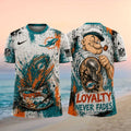 Miami Dolphins Popeye Loyalty Never Fades Football Shirt