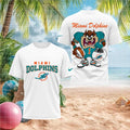 Miami Dolphins Taz Football Mascot T Shirt