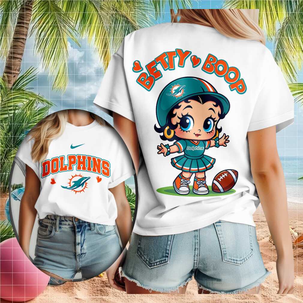 Miami Football Betty Boop Cheerleader Cute Shirt