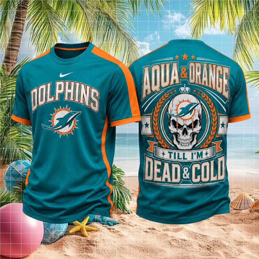 Miami Football Skull Dead And Cold Fan Jersey Shirt