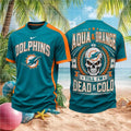 Miami Football Skull Dead And Cold Fan Jersey Shirt