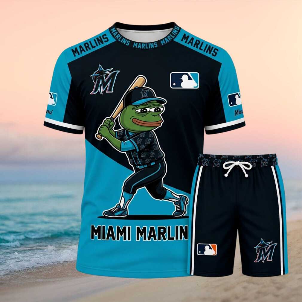 Miami Marlins Frog Baseball Mascot Shirt